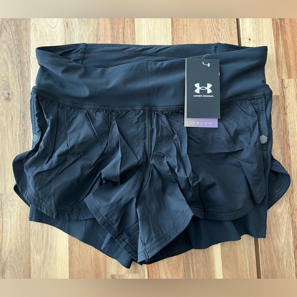 Under Armour RUSH 2-in-1 shorts (2 pairs)